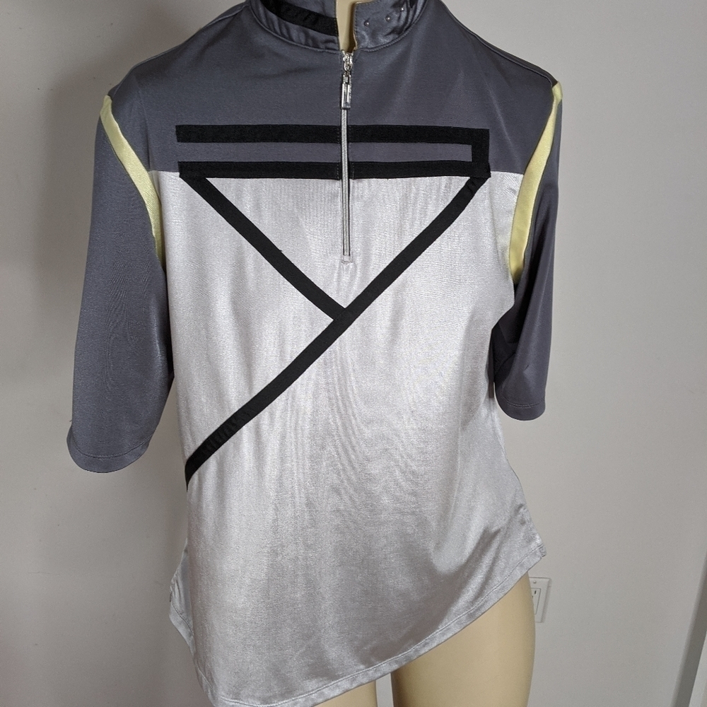 Jamie Sadock silver short sleeve shirt